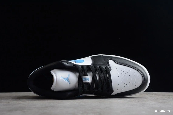 EP Black White (W)  DC0774-041 1 Low Jordan Blue University DC0774-041 0329